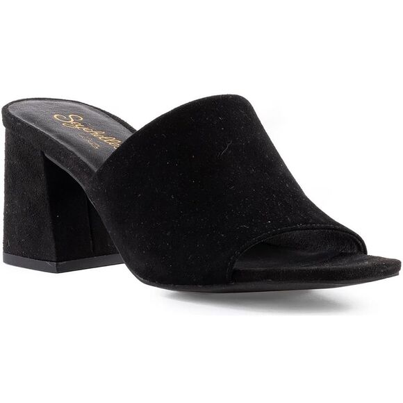 Seychelles Black Velvet Slip-On Mules – Size 7 - Picture 1 of 7